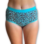 Feeling Free - Boybrief Style Mid-rise Period Pants-Organic Cotton-Prints
