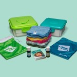 Reusable Cloth Baby Wipes PREMIUM All-In-One Kit From Cheeky Wipes