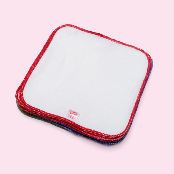25 Cotton Flannel Wipes